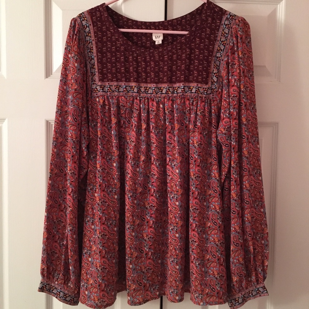 Gap floral blouse